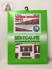 Metcalfe PN148 N Scale Tapered Retaining Wall in Red Brick - N Gauge