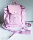 NEW Longchamp Le Pliage Nylon Backpack Pink Medium