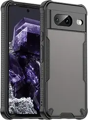 RUNGOS for Google Pixel 8 Case Translucent Matte [Remarkable Mil-Grade Shockproof] [Slim Fit, Anti-Slip Side] [Wireless Charging] 10Ft Drop Tested Bumper Cover for Google Pixel 8 Phone Case 2023
