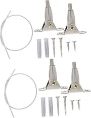 KOMBIUDA Furniture Wall Anchor Kit Baby Proofing Straps No Drilling 2 Sets for Bookcase Cabinet Dresser Safety
