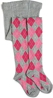 [Jefferies Socks] Little Girls' Argyle Tights