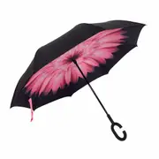 C-Handle Double Layer Umbrella Anti-UV Waterproof Sunshade Travel Umbrella