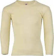 [ENGEL] Children's long-sleeved wool silk, natural, 140