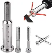 Wire Twisting Tool, Wire Stripper and Twister, Quick Connector Twist Wire Tool for Power Drill Drivers, Power Tool Accessories Simultaneously Stripping and Twist Wire Cable (4 Square)