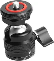 ARTIBETTER Rotating Ball Head Hot Shoe Adapter Mount for Camera Tripod Accessories Ball Head for Tripod Compatible with Fill Lights and Photography Equipment