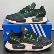 Adidas NMD G1 Boost Shoes Men's Size 13 Black Green Athletic Running Sneakers