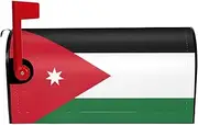 Jordanian Flag Print Winter Decor Mailbox Cover Letter Post Box Cover Decoration Home Outdoor Garden Yard Decor