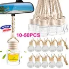 AUS Mini Car Hanging Diffuser Air Freshener Empty Perfume Glass Bottle Ornament