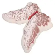 Short Plush Butterfly Pillow Throwing Pad 3D Butterfly Pillows Bedroom Sofa