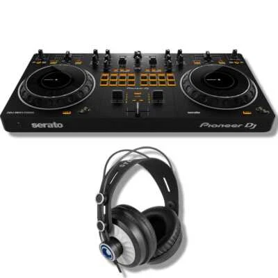 Pioneer DDJ-REV1 DJ Controller Bundle with StreamEye Cans50 Closed-Back Monitori