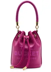 Marc Jacobs The Bucket Mini Leather Bucket bag - Dark Pink ONE SIZE