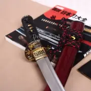 Functional 9260 Spring Steel Wakizashi Japanese Samurai Training Sword Full Tang