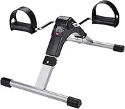 Indoor Folding Cycling Trainer with Adjustable Resistance - Space-Saving Fitness Pedal Exerciser for Home and Office Workouts