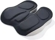 Seat Cushion, Ergonomic Memory Foam Seat Cushion for Office Chair & Car, Relieve Long-Term Sitting Pressure, Suitable for Long Hours Sitting at Work or Truck Driver Seat