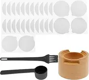 AwObEpl Coffee Refill Pods,Coffee Caplet Refill Kit,Caplet Refill Kit,Easy to Use Coffee Pod Refill Kit,Reusable Pod Refill Kit for Coffee Shops