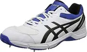 [ASICS] Gel 100 Not Out Men's Spike Cricket Shoes 12 White