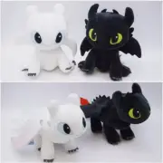 How To Train Your Dragon 3 Toothless Light Fury Plush Doll with Tag