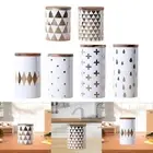 Nordic Coffee Jar Food Storage Container for Cookie Jar Countertop Flour