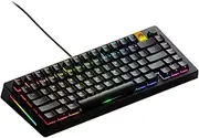 Glorious Gaming - GMMK 3 Rapid Trigger Keyboard, Hall Effect, 8K Polling Rate, MX Mechanical & Magnetic Switches, Hotswappable 75% Keyboard, Modular Gasket System, Doubleshot PBT keycaps (Black)