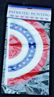 8 Flag Patriotic Bunting Banner American Flag 12 Ft