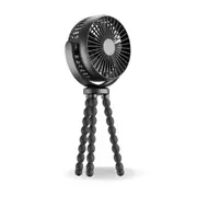 Portable Handheld Mini Stroller Fan with Flexible Octopus Tripod - USB Rechargeable