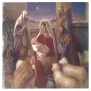 Christmas Holy Night Nativity Square Tile Overglaze Ceramic Decals