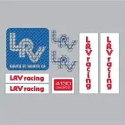 LRV - BLUE & RED decal set - old school bmx