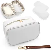 Breast Milk Cooler Travel Bag - Waterproof Breastmilk Storage Bag Cooler w/Ice Pack, Checkerboard Interior, Leather Strap, & More – Versatile Insulated Cooler Bag - Ideal Baby Travel Essentials