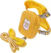 Dog Leash Backpack Pet Outing Backpack Harness Mini Size Vest for Small Dogs