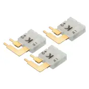 3pcs K Type Thermocouple Wire Connectors Curved Plug with 3 Stands 220°C