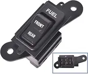 WFLNHB Front Rear Fuel Gas Tank Selector Switch Dash Mounted Automotive Replacement Parts for 1992-1997 Ford F-150 F-250 F-350 Pickup Truck F2TZ9A050A F2TZ-9A050-A 901-301 901301