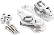 Motorcycle rear passenger footrest For HO&ND&A XADV X-adv 750 XADV750 2021 Motorcycle Parts Rear Pedal Foot Pegs Stand Folding Footrests Passenger(Silver)