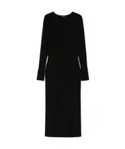 Viscose knit sheath dress S,L,M black