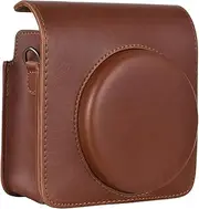 GUYOS Instant Camera Storage Case Camera Bag PU Leather Magnetic Buckle with Shoulder Strap Compatible with Instax Square SQ40/ SQ1