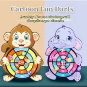 Cartoon Children's Dart Board Target Ball Flying Mark Sticky Ball Kid Toy Gift