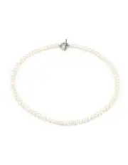 [Saar] Mason Pearl Necklace in White