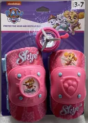 Nickelodeon Paw Patrol Skye Elbow & Knee Pad Set W/Bicycle Bell Great Gift Idea