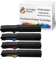 [Cartridge Planet] A Set BCMY Compatible Toner Cartridge for Fuji Xerox CT202352 CT202353 CT202354 CT202355 (11,000 Pages) for Fuji Xerox DocuPrint CM415AP CM415 P225 M225 M265 P265