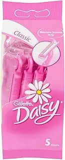 Gillette Venus Daisy Classic Women's Disposable Razor 5 Pack