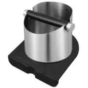 Coffee Grounds Bucket Espresso Grind Bin Stainless Steel Container
