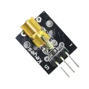 1 Pcs 3 Pin 650nm Red Laser Transmitter Module Dot Diode Copper Head Sensor
