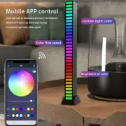 Wireless Sound Activated RGB Light Bar 32 LED Strips with APP Control
