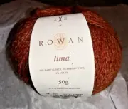 Rowan Lima Yarn Baby Alpaca Merino Wool Nylon 50 gr Rust