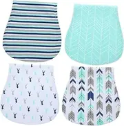 ULDIGI Baby Hiccup Pack Newborn Burping Rags Multi-Function Absorbent Towels for Breastfeeding Waterproof Nursing Towels