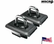 Truck Bed Side Wall Anchors Retractable Tie Down Anchors for Dodge Ram 95-18