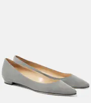 [Manolo Blahnik] Manolo Blahnik Lanza BB suede ballet flats AU 5 grey