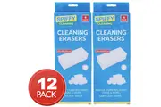 12 pcs Magic Cleaning Eraser Cleaner Power Easy Sponge Home Dirt Remover