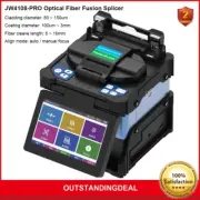 JW4108-PRO Optical Fiber Fusion Splicer Manual/Auto Align Mode Quad-core CPU SZ