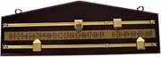 Real Wood Billiard Scoreboard for Snooker Pool Accessories Portable Scorekeeper Brass Wood Constructi
