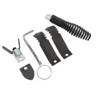 ­6Pcs Drain Cleaner Cutter Head Set Efficient Unclogging Pipeline Dredging